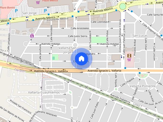 Departamento en Renta en Vallarta San Jorge Espacio Yaquis 1003
