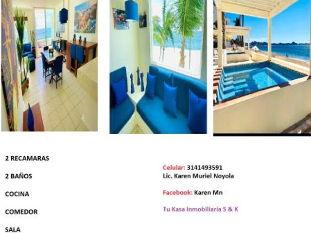 Departamento en renta en Valle Salagua, Manzanillo, Colima