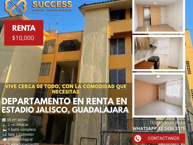 Departamento en Renta – FOVISSSTE Estadio, Guadalajara