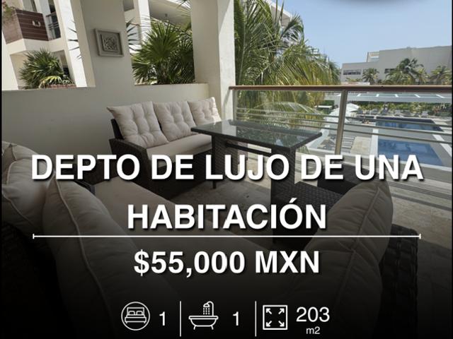 Departamento en renta Isla Blanca, Isla Mujeres