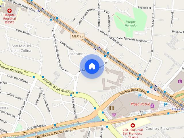 Departamento en renta, Obelisco, Colonia Jacarandas, C.P. 45160