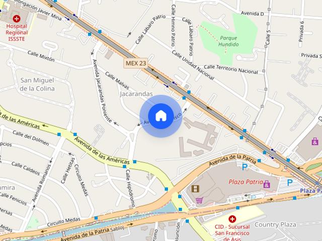 Departamento en renta, Obelisco, Colonia Jacarandas, C.P. 45160