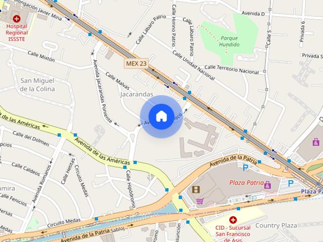 Departamento en renta, Obelisco, Colonia Jacarandas, C.P. 45160