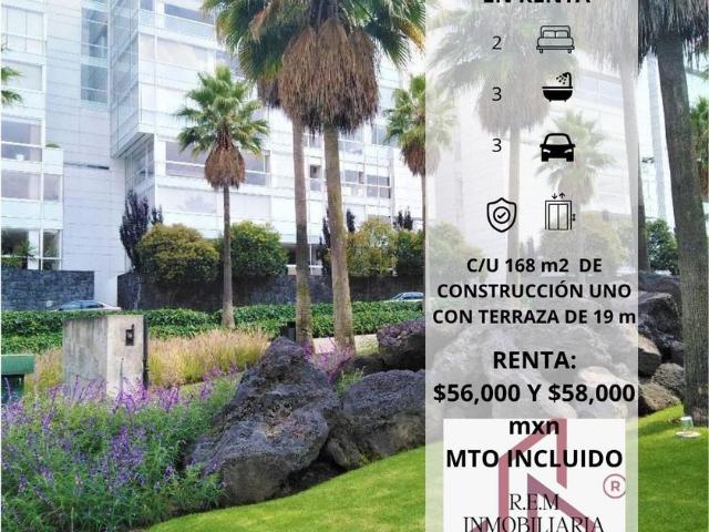 Departamento en renta Lomas Del Pedregal Framboyanes, Tlalpan, Cdmx