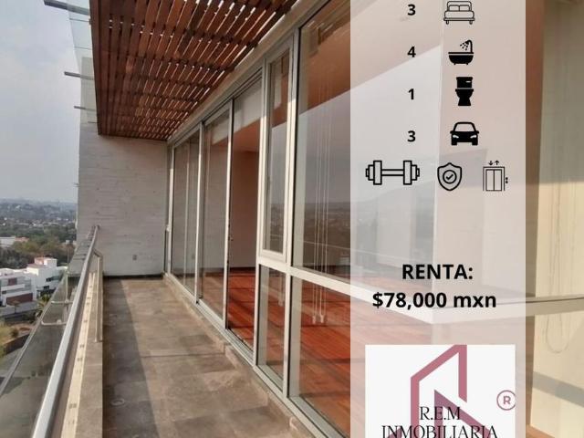 Departamento en renta Lomas Del Pedregal Framboyanes, Tlalpan, Cdmx