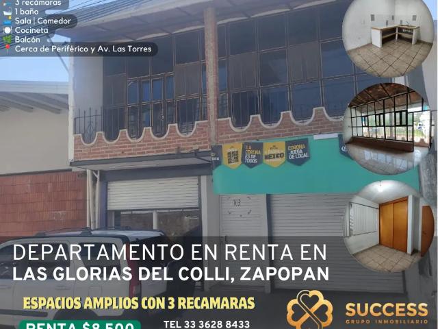 Departamento en Renta – La Gloria del Colli, Zapopan