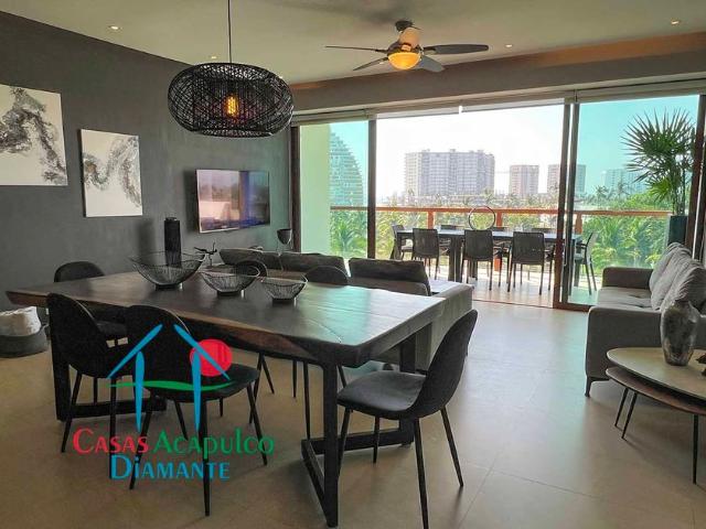 Departamento en renta La Isla Residences, Costera De Las Palmas Lt H 10, Playa Diamante, Aeropuerto, Acapulco, Guerrero, México