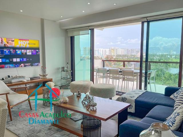 Departamento en renta La Isla Residences, Costera De Las Palmas Lt H 10, Playa Diamante, Aeropuerto, Acapulco, Guerrero, México