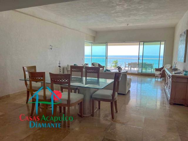 Departamento en renta Mayan Island, Costera De Las Palmas, Playa Diamante, Acapulco, Guerrero, México
