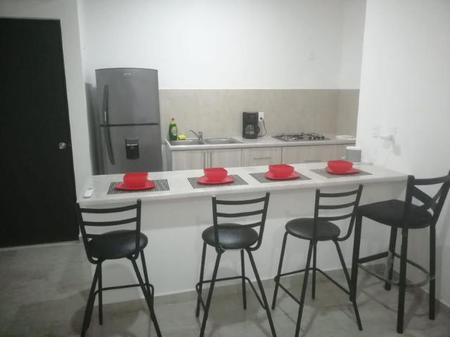 Departamento en renta Selva Escondida Residencial, Avenida De Las Palmas, Puerto Morelos, Quintana Roo, México
