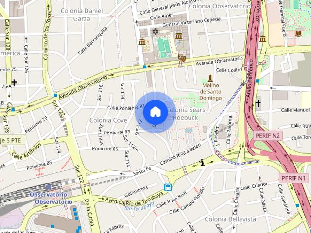 Departamento en renta por Av. Observatorio 4
