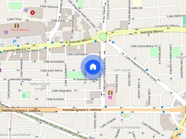 DEPARTAMENTO EN RENTA por la Glorieta Minverva