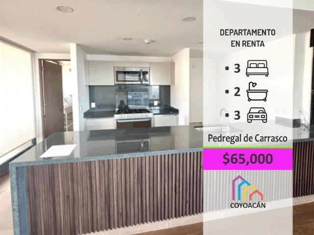 Departamento en renta Pedregal De Carrasco, Coyoacán, Cdmx