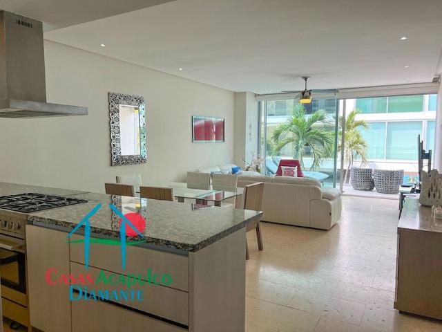 Departamento en renta Península Acapulco, Playa Diamante, Acapulco, Guerrero, México