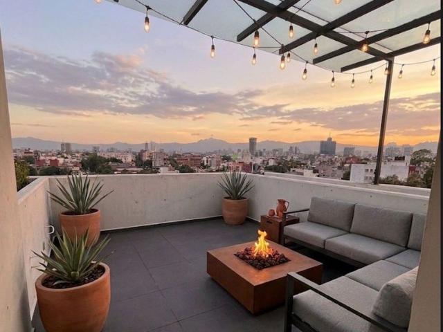 Departamento en renta Roma Sur, Cuauhtémoc, Cdmx