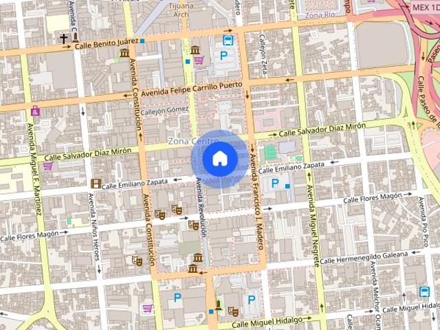 Departamento en renta, Revolucion #1764, Colonia Zona Centro, C.P. 22000