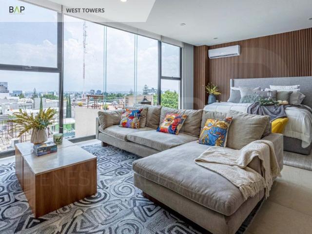 Departamento en renta West Towers León, Calle Circunvalación Poniente, Jardines Del Moral, León, Guanajuato, México