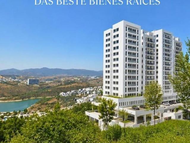 Departamento en renta y venta en Albar, Zona Esmeralda, 2 recámaras, terraza y vista a la Presa Madí