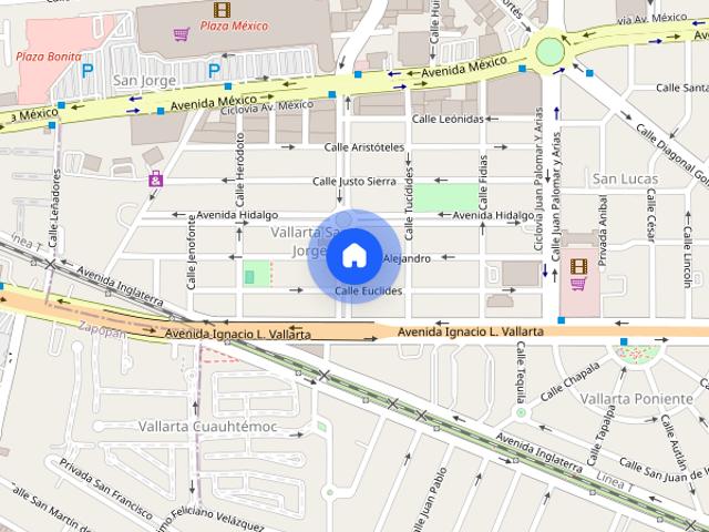 Departamento en renta Zona Minerva Guadalajara Jalisco