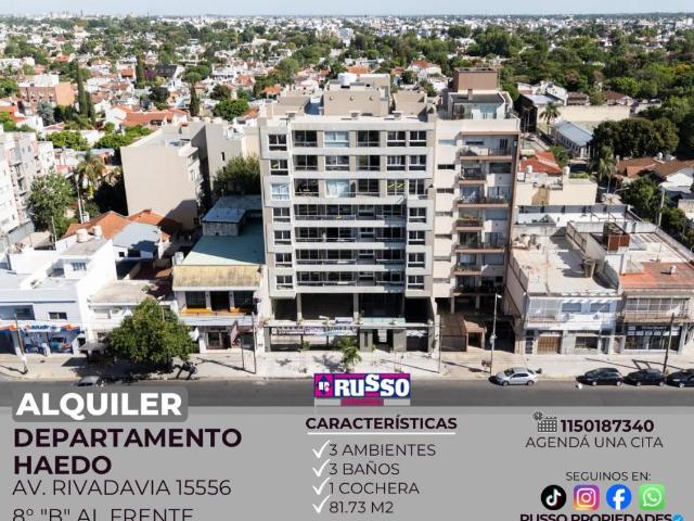 Departamento en RIVADAVIA, AV. 15500