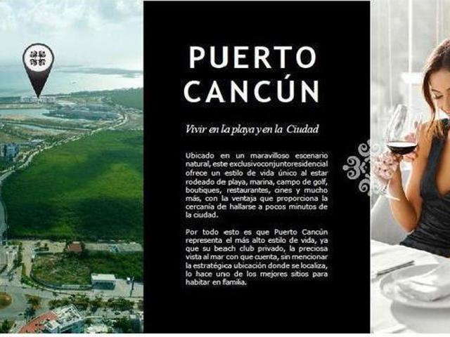 Departamento en Venta 3 Recámaras, Vista al Mar de Puerto Cancùn
