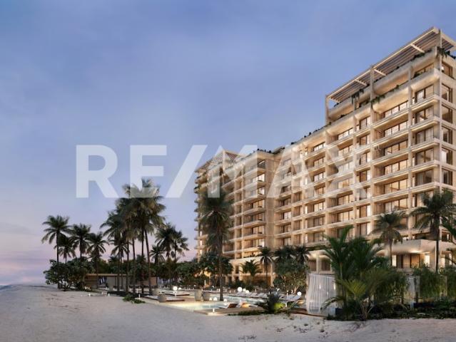 Departamento en venta 4 recámaras frente al mar en Boga Telchac, última unidad