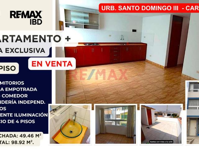 Departamento En Venta 98.92 M2 Con Azotea Exclusiva – Santo Domingo Etapa Iii, Carabayllo