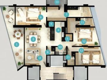 Departamento en venta Cozumel, zona norte