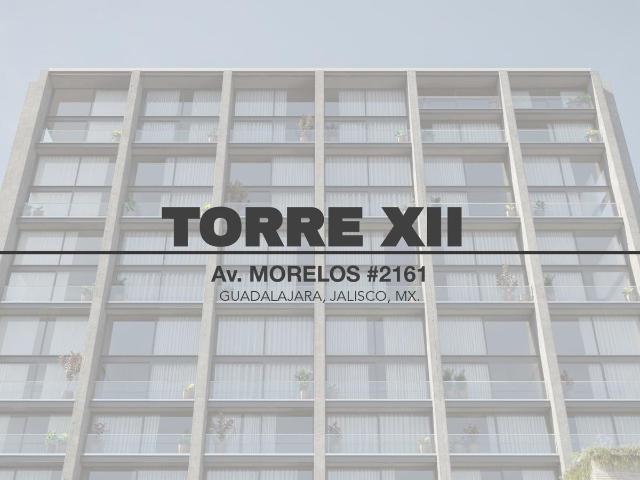 Departamento en venta Colonia Americana Guadalajara | Torre XII Morelos | Suite con terraza desde $2.9 MDP