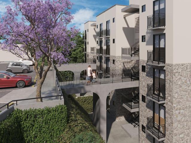 Departamento en venta con jard?n en San Pedrito Pe?uelas