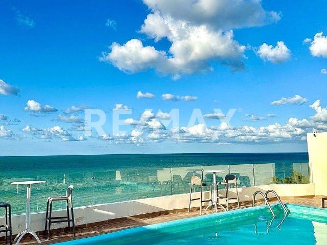 Departamento en Venta a 30 metros del mar en Chicxulub