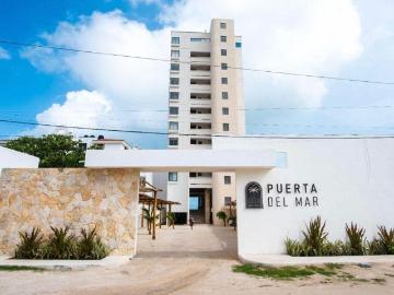 Departamento en Venta Amueblado frente al mar de 3 Hab. Chicxulub Puerto.Yucat?n