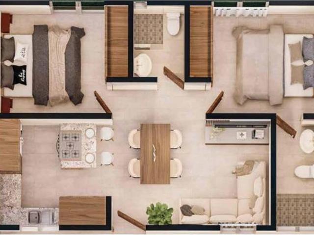 DEPARTAMENTO EN VENTA AL SUR DE LA CIUDAD AMK