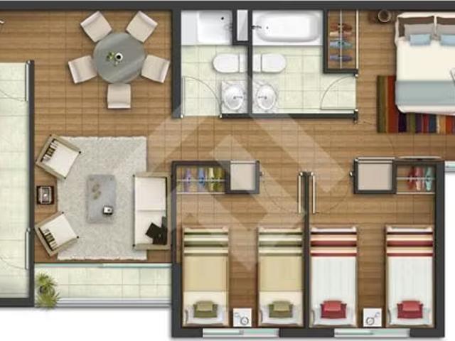 Departamento en venta de 3 dorm. En Lo Barnechea | 3 dormitorios por 4400.00 en Lo Barnechea