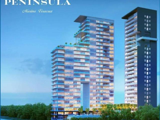 DEPARTAMENTO EN VENTA DE 3 RECAMARAS CON VISTA AL MAR EN PEN?NSULA VERACRUZ