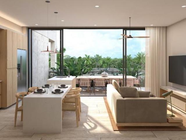 Departamento en venta de 1 habitación en Cancún con vista a Laguna Nichupté