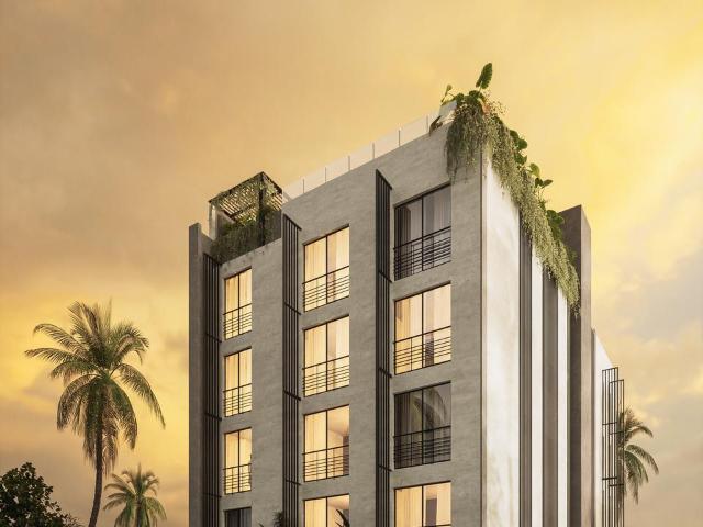 Departamento en venta de 1 rec?mara con rooftop y alberca Playa del Carmen