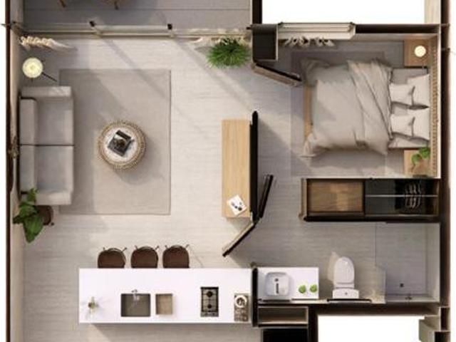 Departamento en Venta de 1 recamaras en Nuevo Vallarta, inversion en Riviera Nayarit Alana