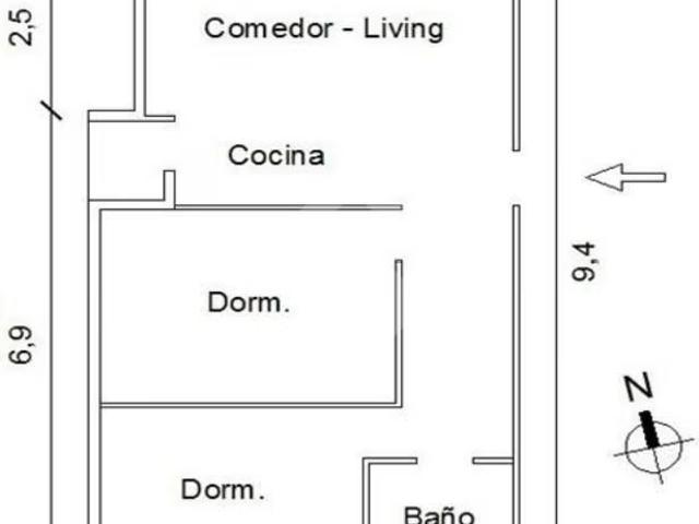 Departamento en venta de 2 dorm. En San Miguel | 2 dormitorios por 1775.00 en San Miguel