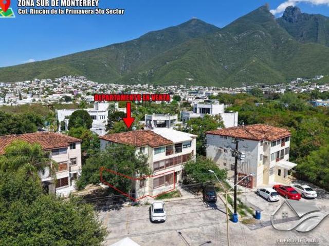 Departamento en VENTA de 2 rec en planta baja / Col. Rincón de la Primavera – Monterrey, N.L