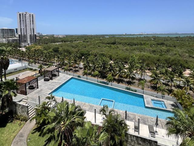 Departamento en venta de 2 recamaras en Torre Cartagena Melec?n Americas