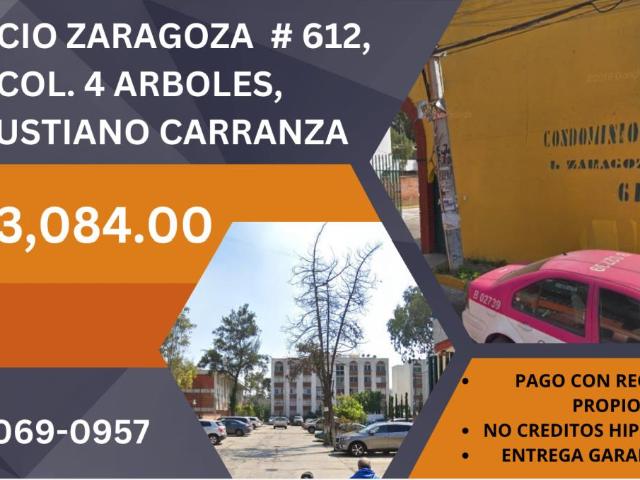 Departamento en venta en 4 Árboles, Venustiano Carranza, Ciudad de México