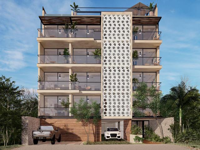 Departamento en venta en cozumel con vista al mar rooftop y alberca infinity