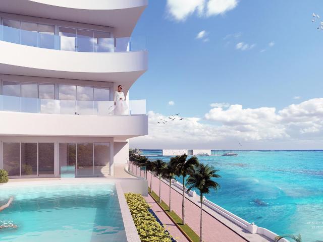 Departamento de lujo en venta con vista al mar en Cozumel 2 rec?maras