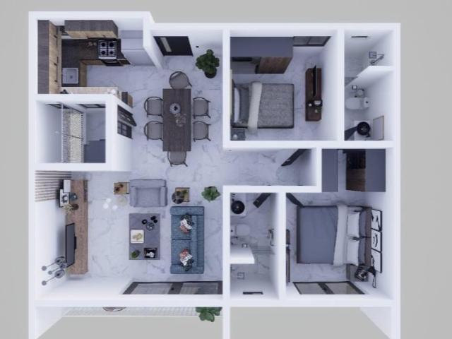 DEPARTAMENTO EN VENTA EN COL. VOLCANES