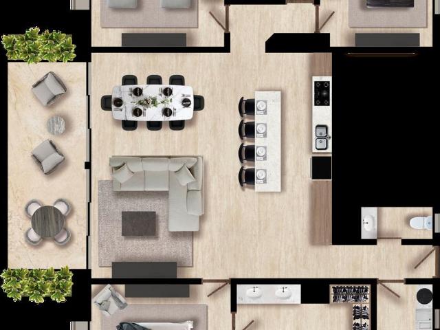 Departamento en venta en Canc?n 1530