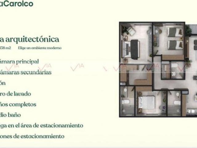 Departamento en venta en Carolco