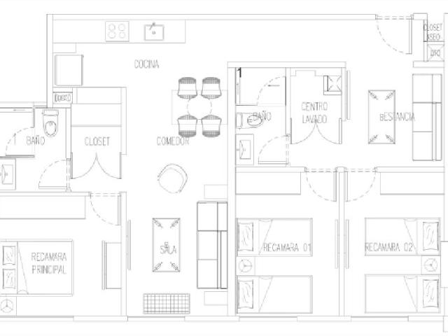 Departamento en venta en Centro en Monterrey