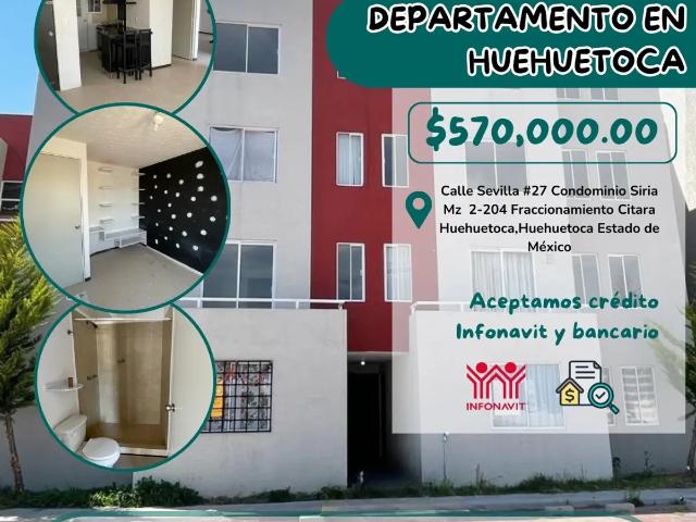 Departamento en Venta en CITARA, Huehuetoca, México