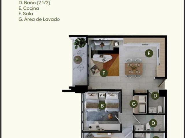 Departamento en venta en Cumbres en Monterrey